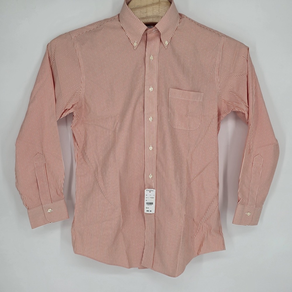 Brooks Brothers Men's Regent Fit Dress Shirt Supima Cotton 15.5-33 Non Iron - Picture 3 of 8